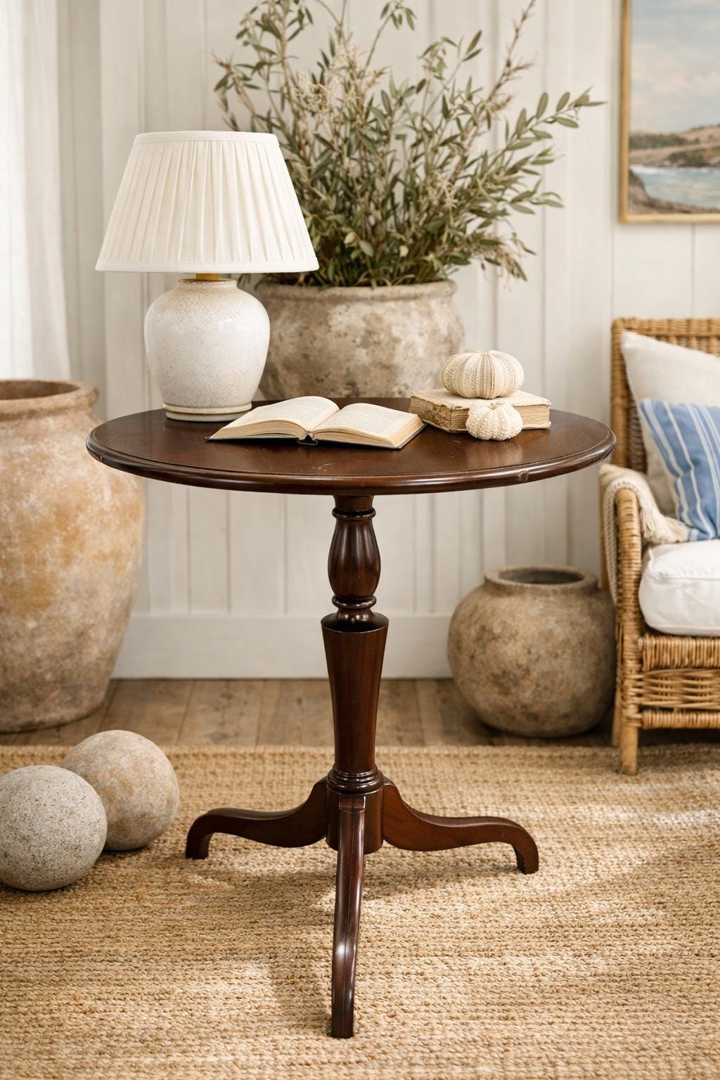 vintage an・an no.25 1930s Brandt Mahogany Spider Leg Side Table – Boselli Vintage