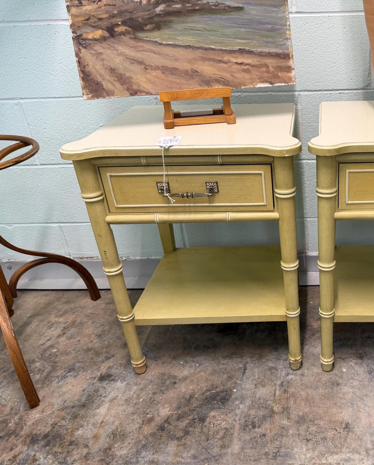 Vintage Henry Link Bali Hai Nightstands (Pair)