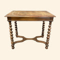 Antique English Barley Twist Entry Table