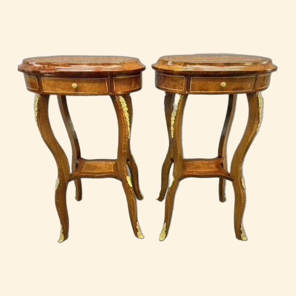 Antique French Louis XV Side Tables