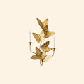 Vintage Brass Butterfly Wall Sconce