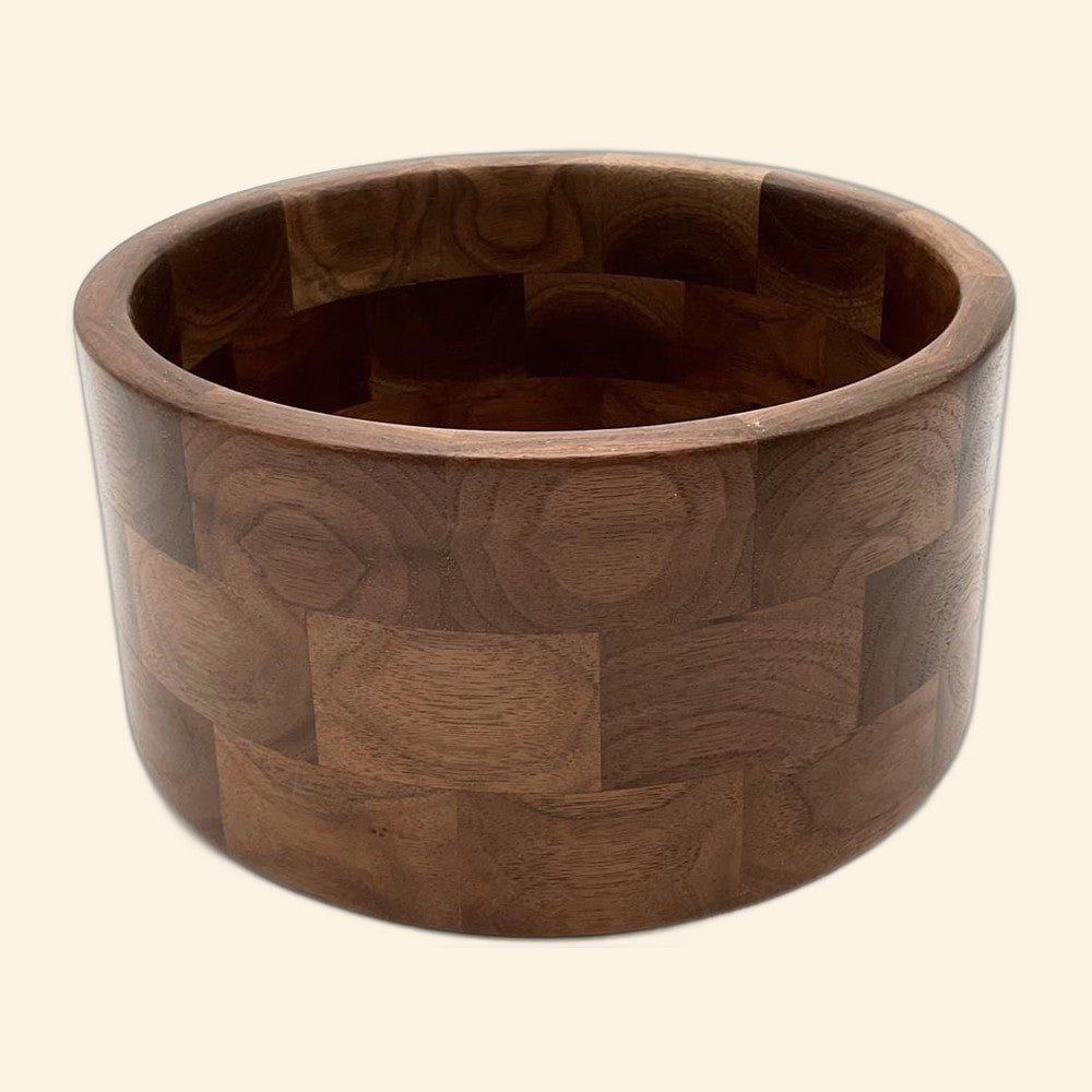 Vintage Handcrafted Wood Bowl
