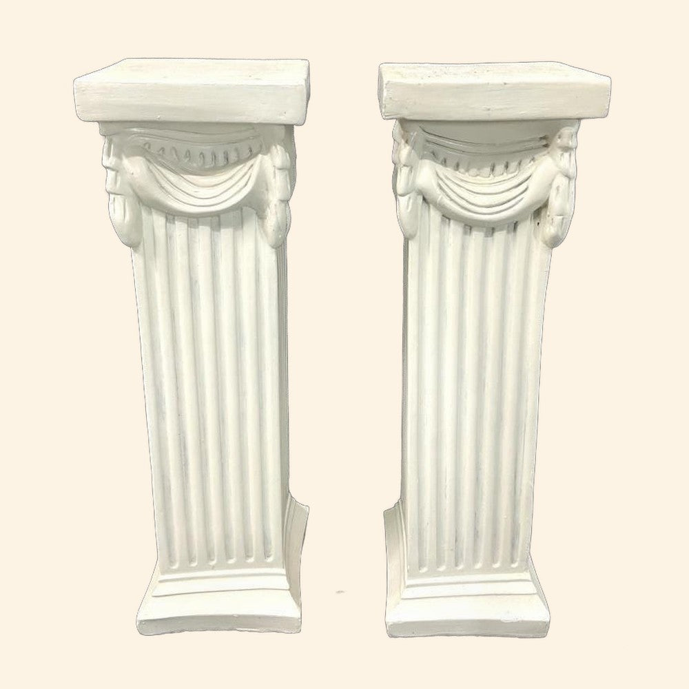 Antique Column Pedestals (Pair)