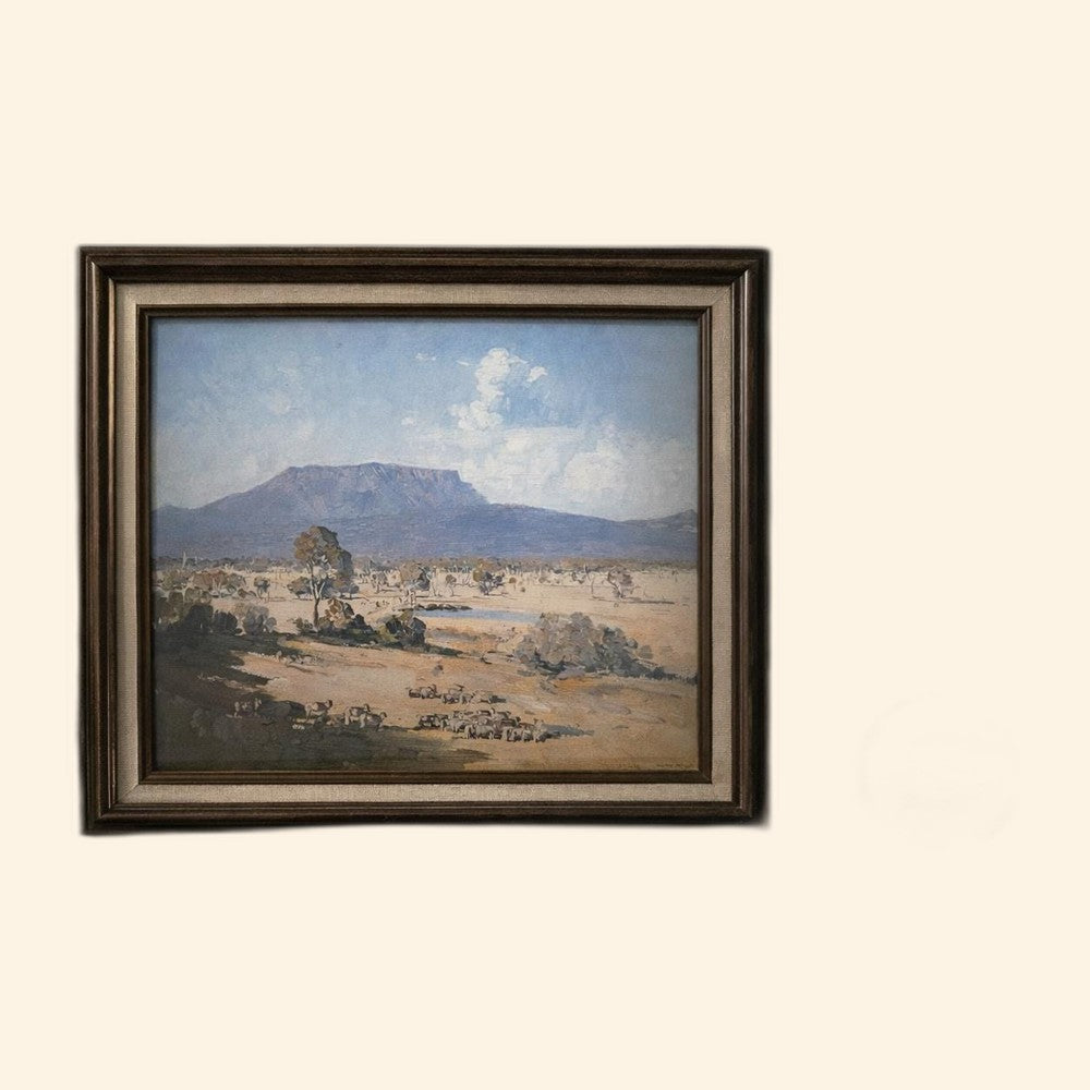Vintage Western Landscape Print