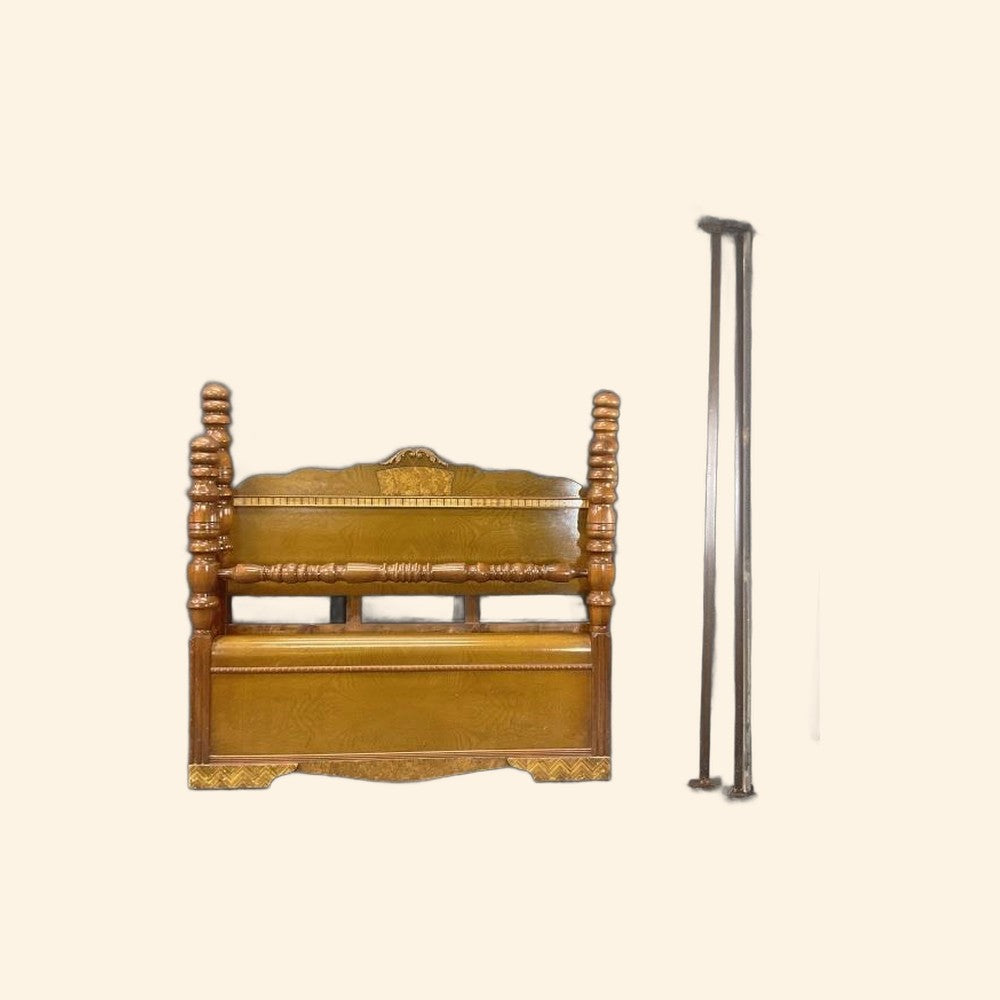 Antique Waterfall Art Deco Bed