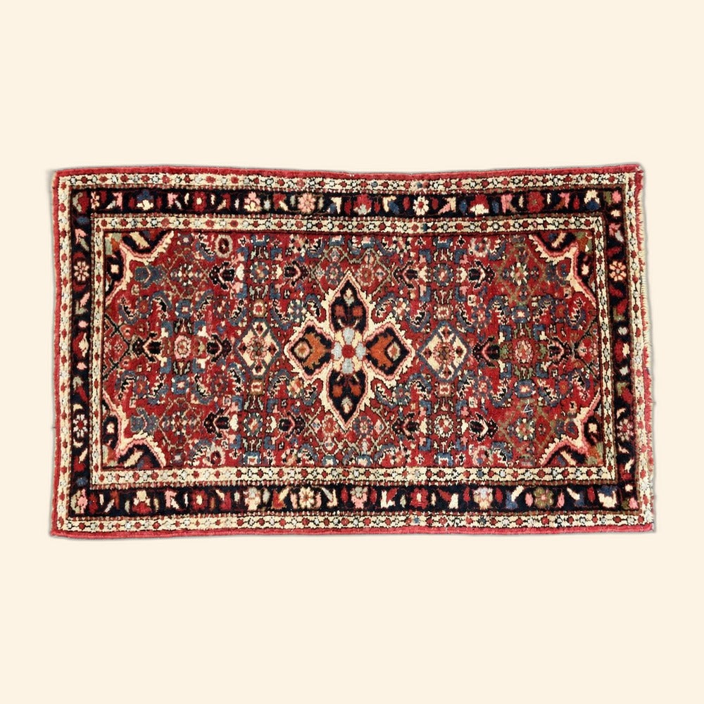 Vintage Hand-Knotted Rug