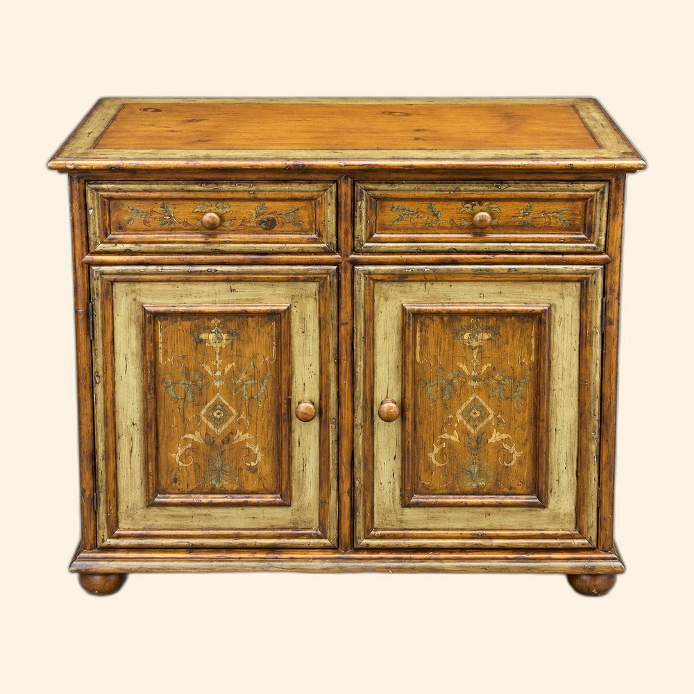 Vintage Hand-Painted Cabinet
