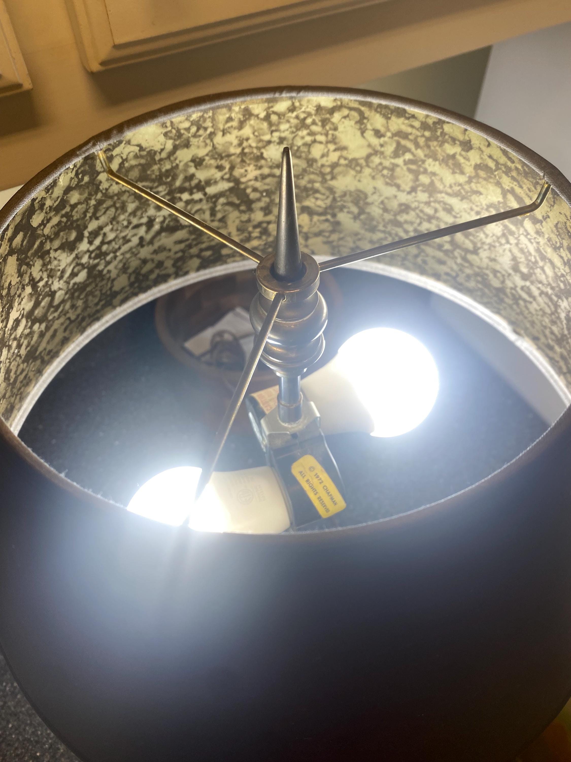 French Bouillotte Style Brass Table Lamp