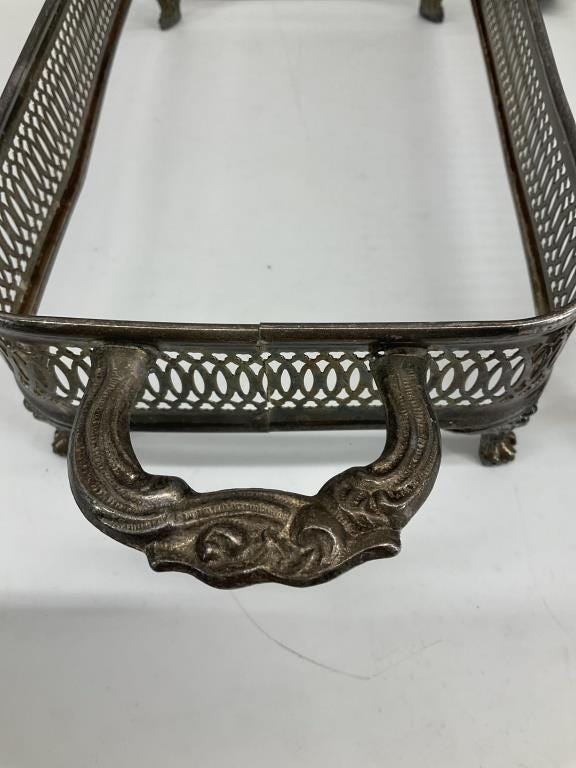 Antique Silverplate Serving Dishes Set