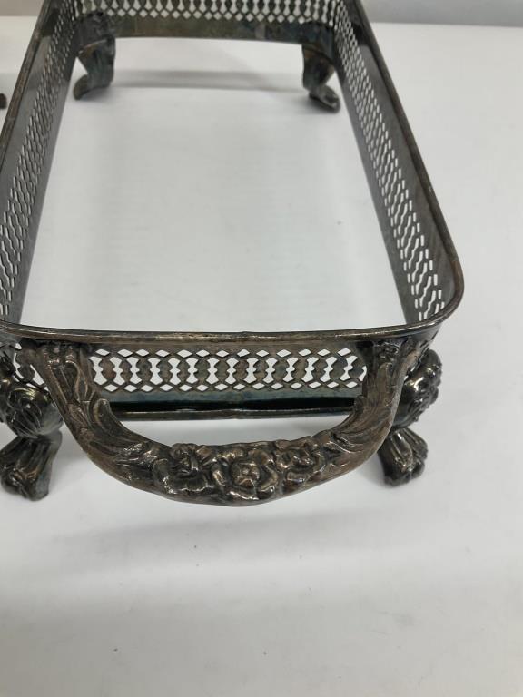 Antique Silverplate Serving Dishes Set