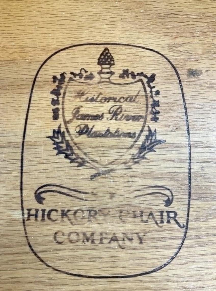 Vintage Hickory Mahogany Side Table – James River Collection