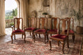 Set of 8 Henkel Harris Queen Anne Dining Chairs | 2 Arm, 6 Side | Traditional Heirloom