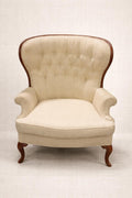 Vintage French Provincial Wingback Chair, Circa 1960s