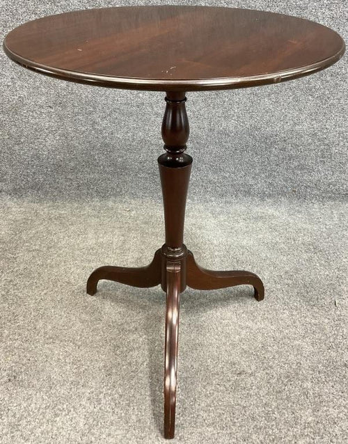 1930s Brandt Mahogany Spider Leg Side Table - Georgian Style Vintage Furniture