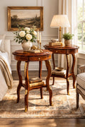 Antique French Louis XV Ormolu Side Tables – Gilt Bronze Salon Accent Pair