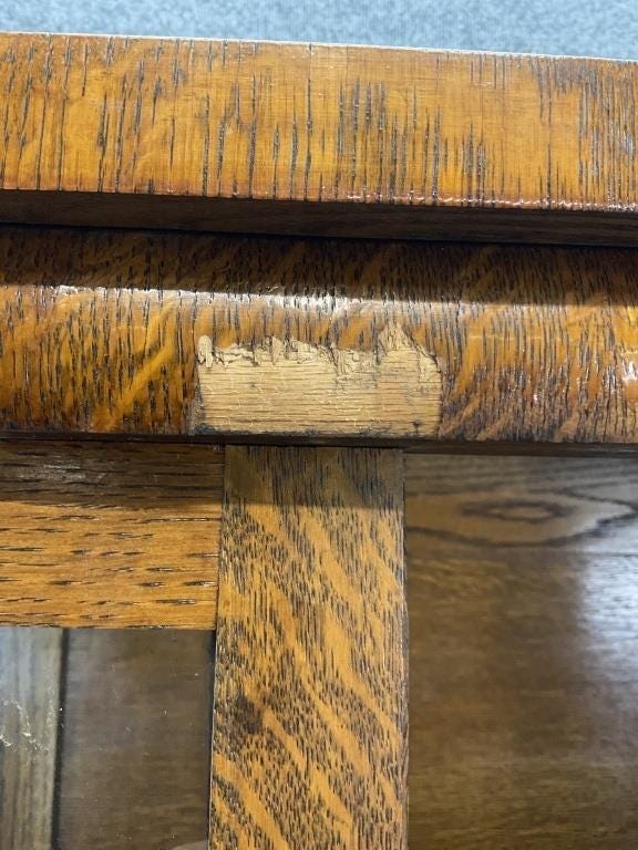 Antique Quarter Sawn Oak Bookcase Cabinet c.1905 Arts & Crafts Glass Display Cabinet Mission Oak Library Cabinet with Glass Sides