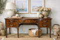 Antique Mahogany Hepplewhite Sideboard – Taper Leg Server, Gallery Back Buffet Console