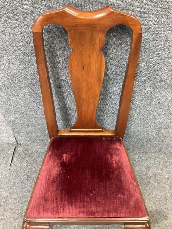 Set of 8 Henkel Harris Queen Anne Dining Chairs | 2 Arm, 6 Side | Traditional Heirloom
