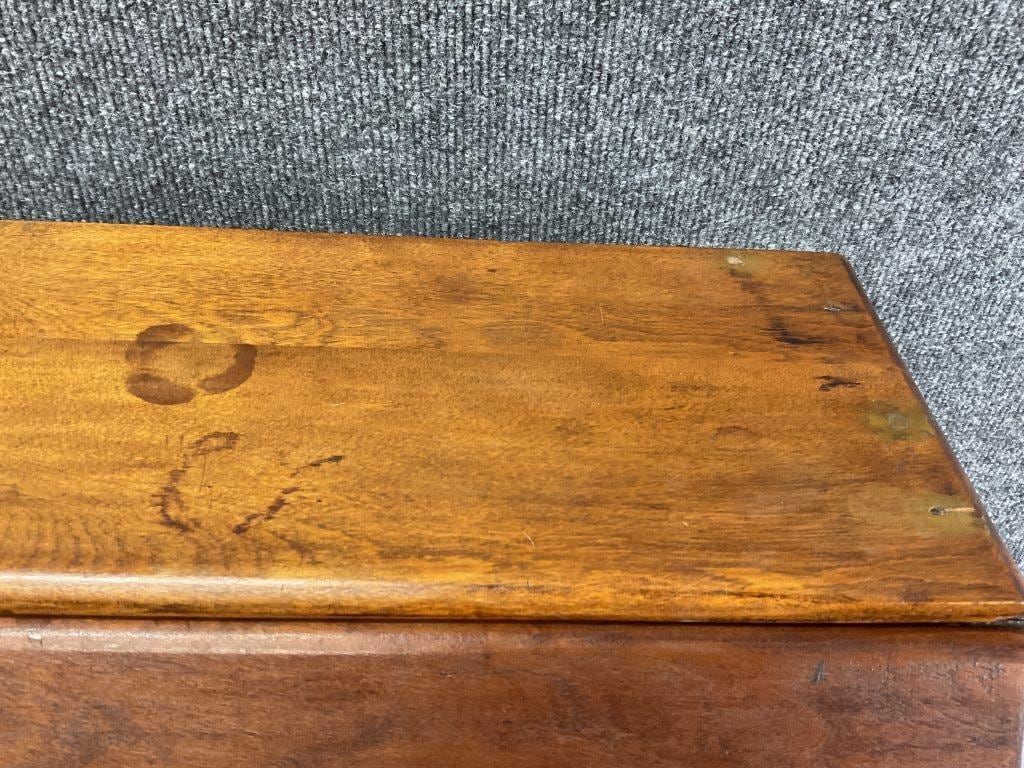 Antique 19th Century French Secretary Desk | Hand-Carved Shell Motif Writing Bureau | French Provincial Style Walnut Desk