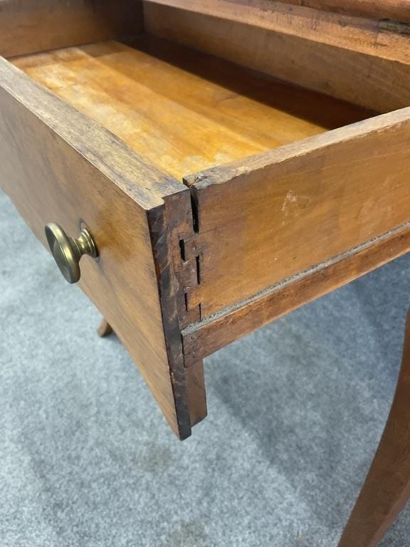 Antique 19th Century French Secretary Desk | Hand-Carved Shell Motif Writing Bureau | French Provincial Style Walnut Desk