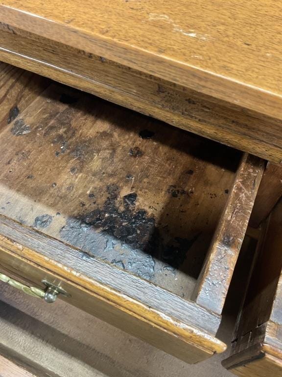 18th Century George III Oak Bachelor's Chest | Provincial Seven Drawer Dresser