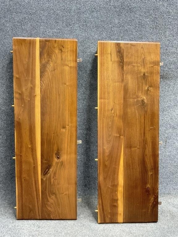 Mid-Century Walnut Pedestal Dining Table | Extendable Oval 78" Extension Table