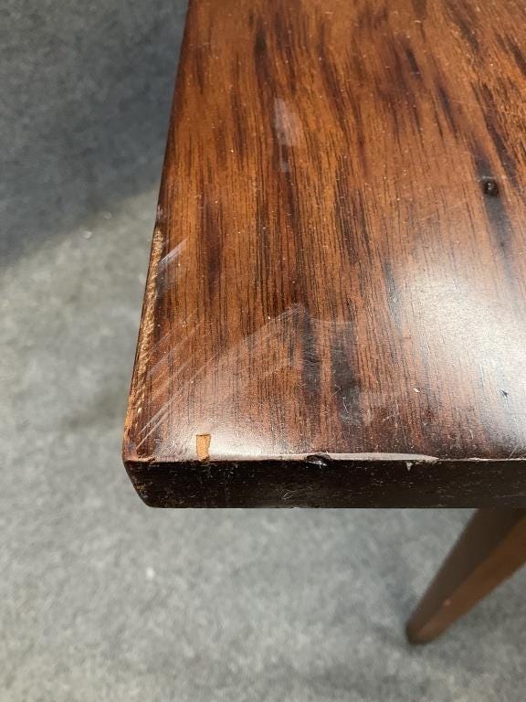 Antique Mahogany Drop Leaf Dining Table | 72" Expandable Dining Table, c. 1930