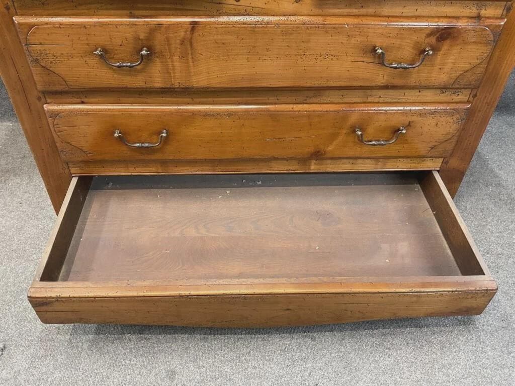 Michel Ferrand French Chest of Drawers, French Country Dresser, Solid Wood European Farmhouse Chest, Vintage Style Bedroom Furniture