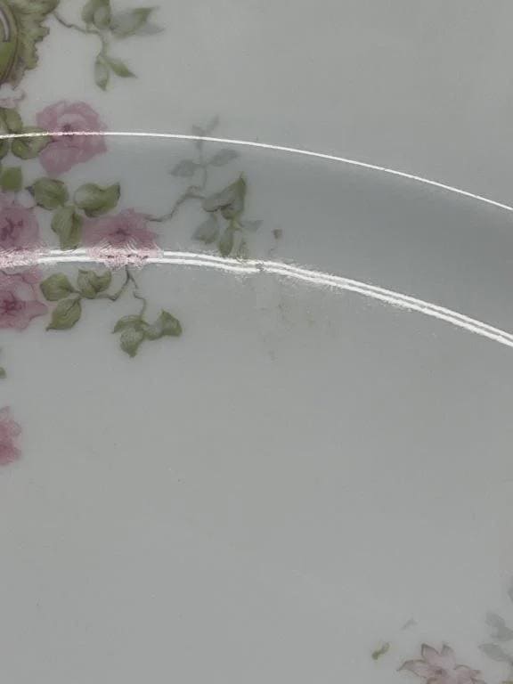 Antique Theodore Haviland Limoges France Schleiger 144 China | Pink Roses Floral Dinnerware | Plates Bowls Cups Saucers Serving Pieces
