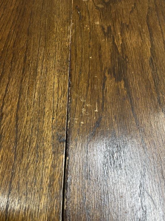 Antique Oak Barley Twist Drop Leaf Kitchen Table | English Gateleg Breakfast Dining Table | Jacobean Style
